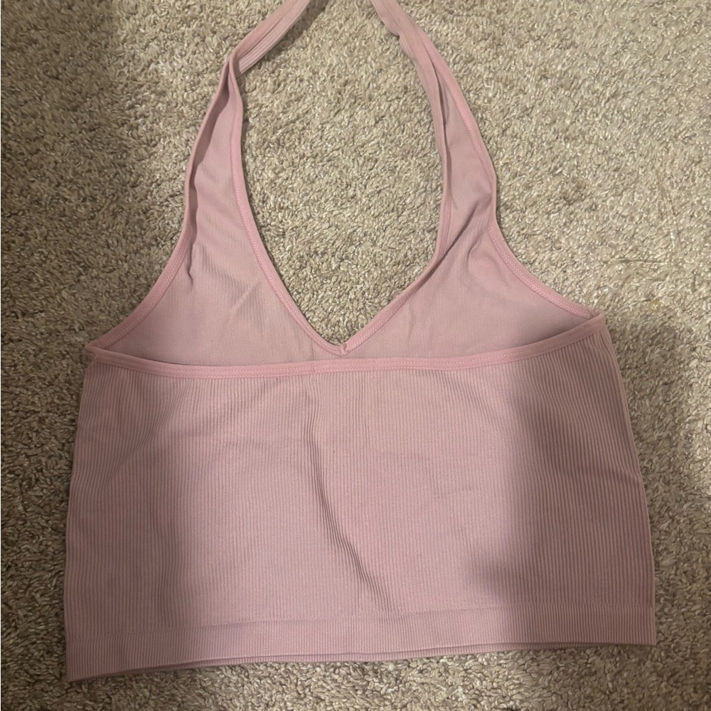 Pink Halter Bralette